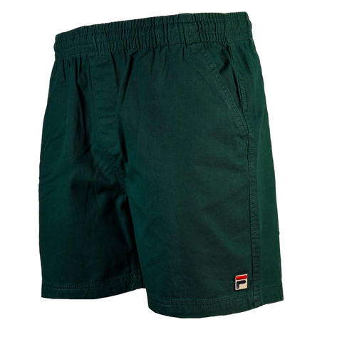 Fila Elastic Waist Chino Shorts Dark Green Thumbnail 1