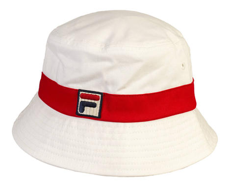 Fila Bucket Hat Off White / Red Thumbnail 1