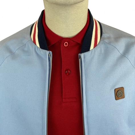 Trojan Records Elasticated Collar Monkey Jacket Sky Thumbnail 2