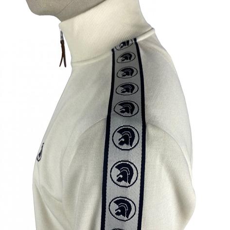 Trojan Records Logo Tape Sleeve Plain Track Top Ecru Thumbnail 2