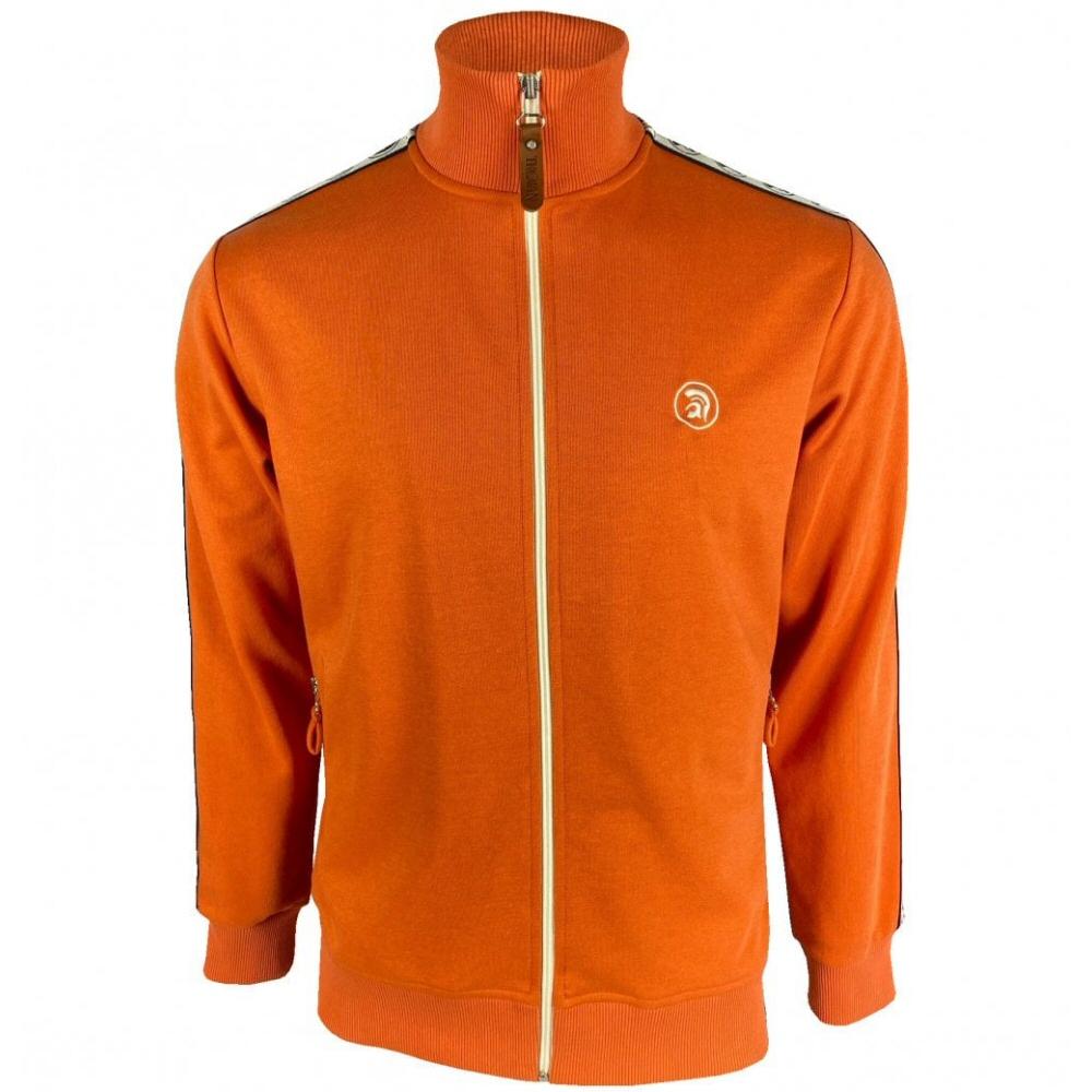 Trojan Records Logo Tape Sleeve Plain Track Top Orange