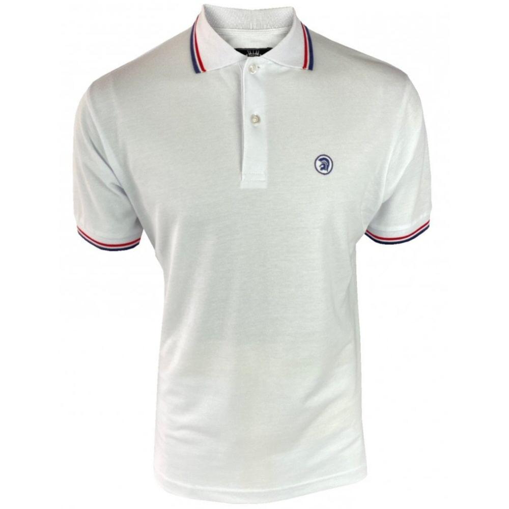 Trojan Records Twin Tipped Polo Shirt White