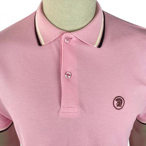 Trojan Records Twin Tipped Polo Shirt Pink Thumbnail 2