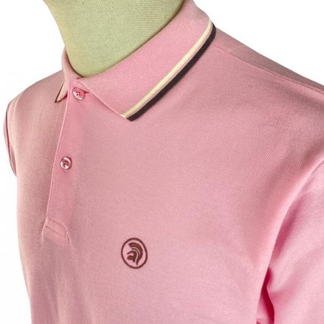 Trojan Records Twin Tipped Polo Shirt Pink Thumbnail 3