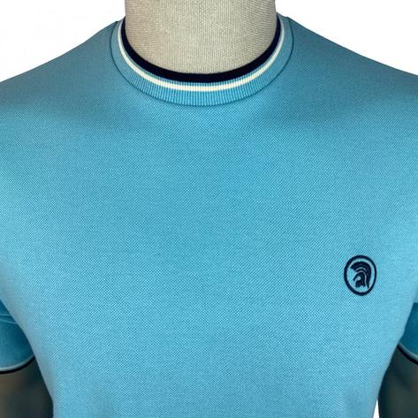 Trojan Records Pique Twin Tipped Ringer T-Shirt Mint Thumbnail 2