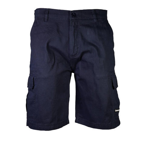 Lambretta Twill Cargo Shorts Navy Thumbnail 3