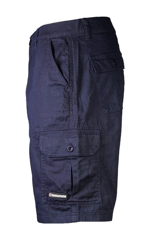 Lambretta Twill Cargo Shorts Navy Thumbnail 1