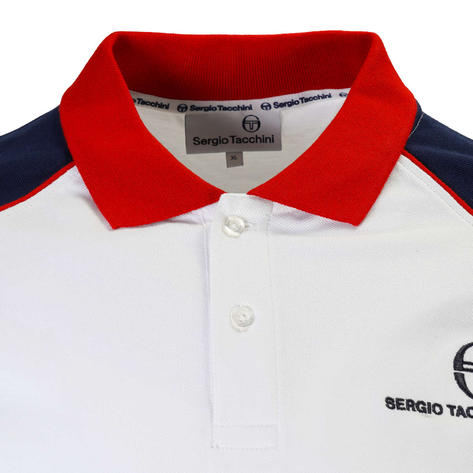 Sergio Tacchini Cortona Polo Shirt White / Navy Thumbnail 2