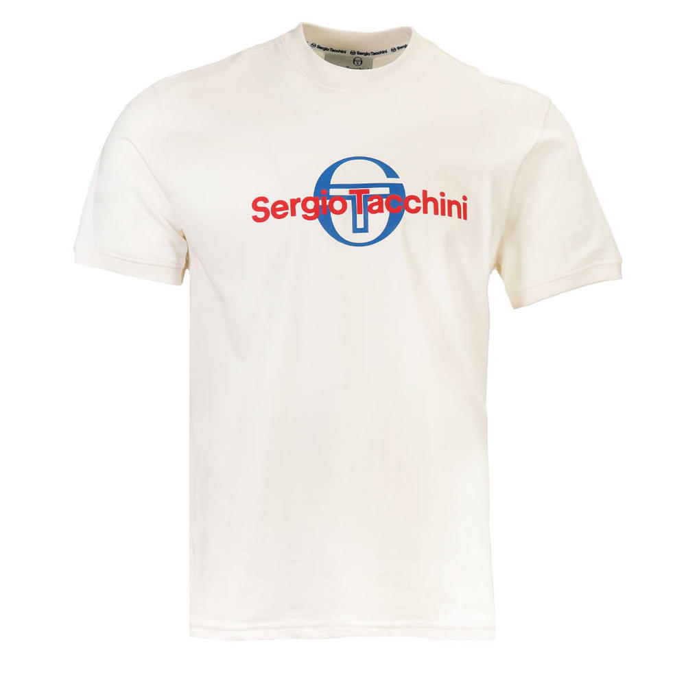 Sergio Tacchini Chest Logo T Shirt Off White