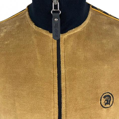 Trojan Records Velour Logo Tape Track Top Camel Thumbnail 2