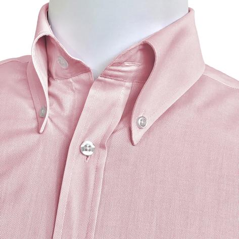 Adaptor Clothing Oxford Short Sleeve Button Down Shirt Pink Thumbnail 1