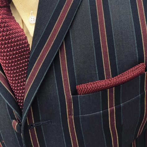Adaptor Clothing 3 Button Stripe Boating Blazer Jacket Charcoal Thumbnail 4