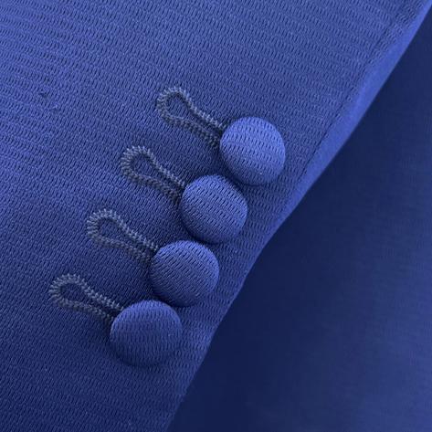 Adaptor Clothing Mod 3 Button Texture Plain Suit ROYAL Blue Thumbnail 7