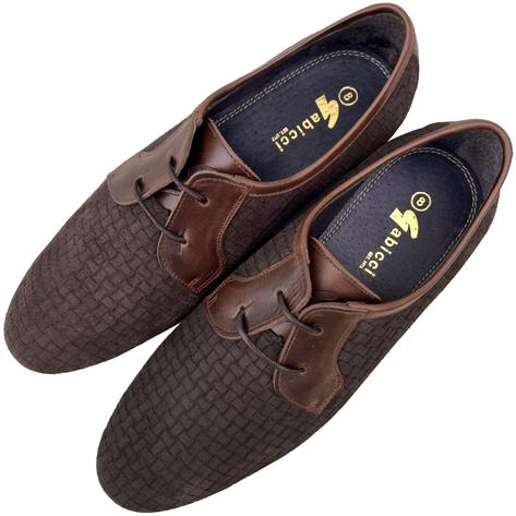 Exclusive Gabicci x Adaptor Basketweave Suede Shoes Brown Thumbnail 3