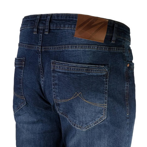 Mish Mash Indigo Mid Wash Straight Leg Jeans Thumbnail 1