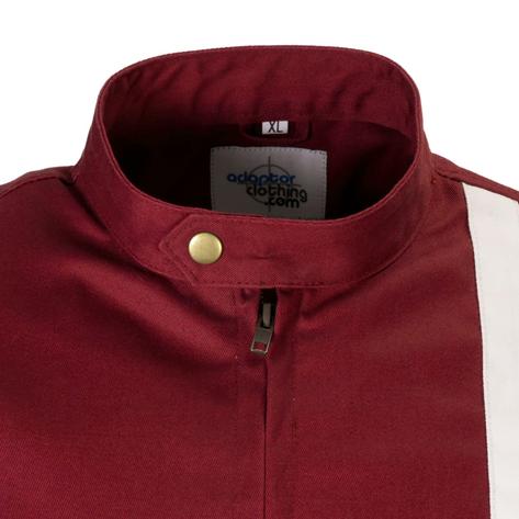 Adaptor Clothing Racing Stripe Rally Jacket Burgundy Thumbnail 2