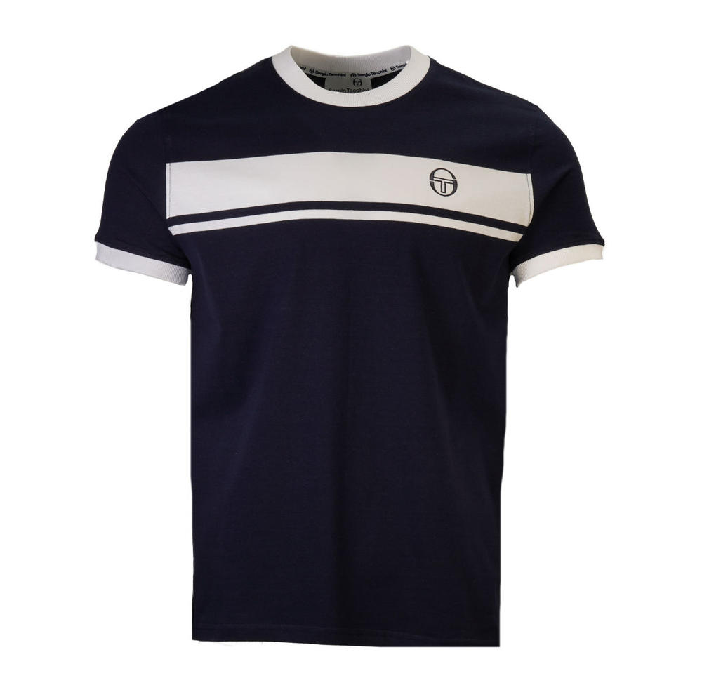 Sergio Tacchini Master Tee Shirt Navy / White