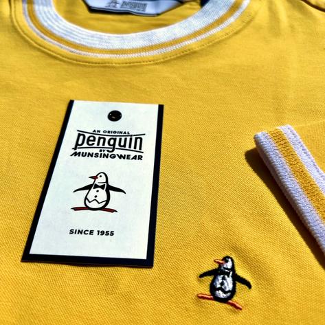 Original Penguin Retro Re-Issue Collection T Shirt Yellow Thumbnail 2