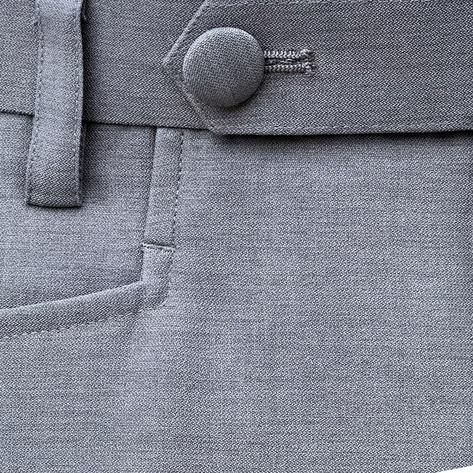 Adaptor Clothing Frogmouth Pocket Texture Plain Trouser GREY Thumbnail 3