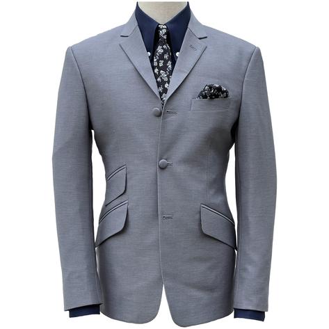 Adaptor Clothing Mod 3 Button Texture Plain Suit GREY Thumbnail 2