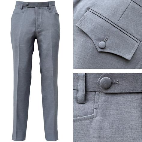 Adaptor Clothing Mod 3 Button Texture Plain Suit GREY Thumbnail 3