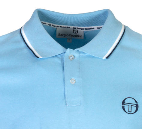 Sergio Tacchini 020 Polo Sky Blue Thumbnail 2