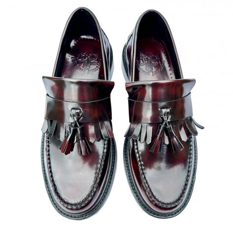 Delicious Junction Tassel Loafers Oxblood Thumbnail 3