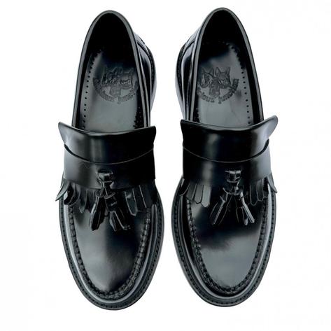 Delicious Junction Tassel Loafers Black Thumbnail 3