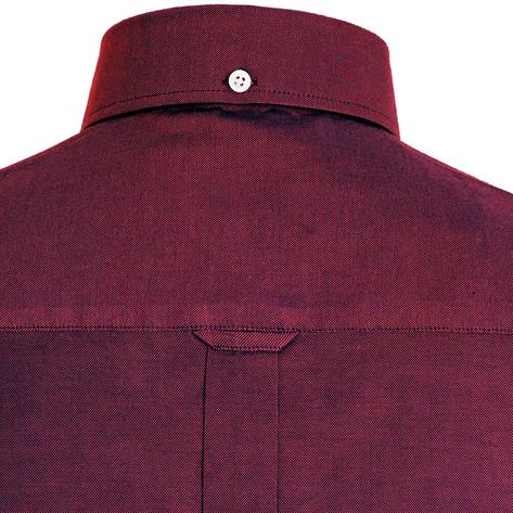 Adaptor Clothing Oxford Long Sleeve Button Down Shirt Tonic Wine Thumbnail 4