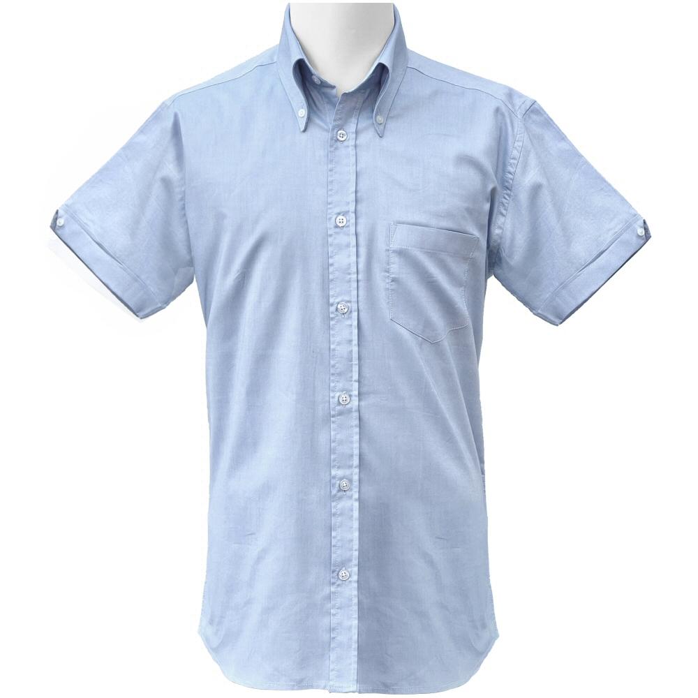 SPECIAL PURCHASE - Adaptor Clothing Oxford Short Sleeve Shirt Sky Blue