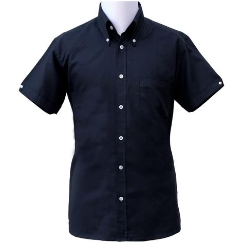 SPECIAL PURCHASE - Adaptor Clothing Oxford Short Sleeve Shirt Navy