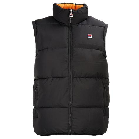 Fila Heavily Padded Puffer Gilet Black