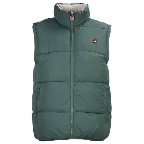 Fila Heavily Padded Puffer Gilet Green Thumbnail 1
