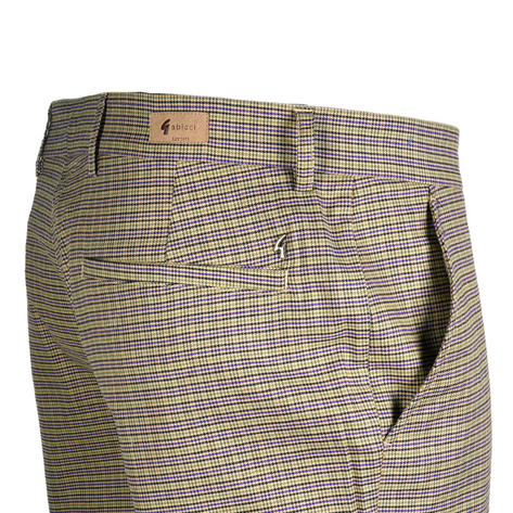 Gabicci Vintage Mini Puppytooth Check Trousers Spruce Thumbnail 2