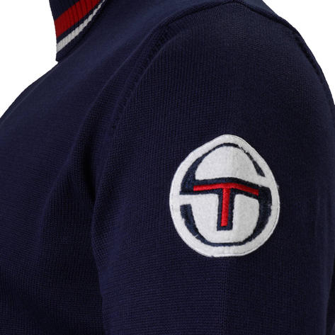 Sergio Tacchini Boro Roll Neck Ski Jumper Navy Blue Thumbnail 2