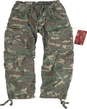 surplus woodland airborne trousers camo combat raw