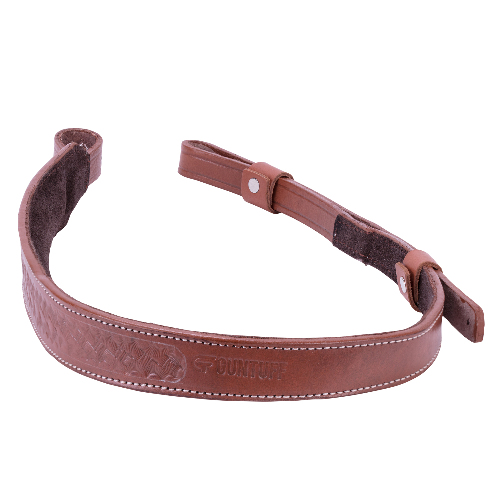 GunTuff Cobra Leather Sling Fully Lined Adjustable Airgun Air Gun Rifle