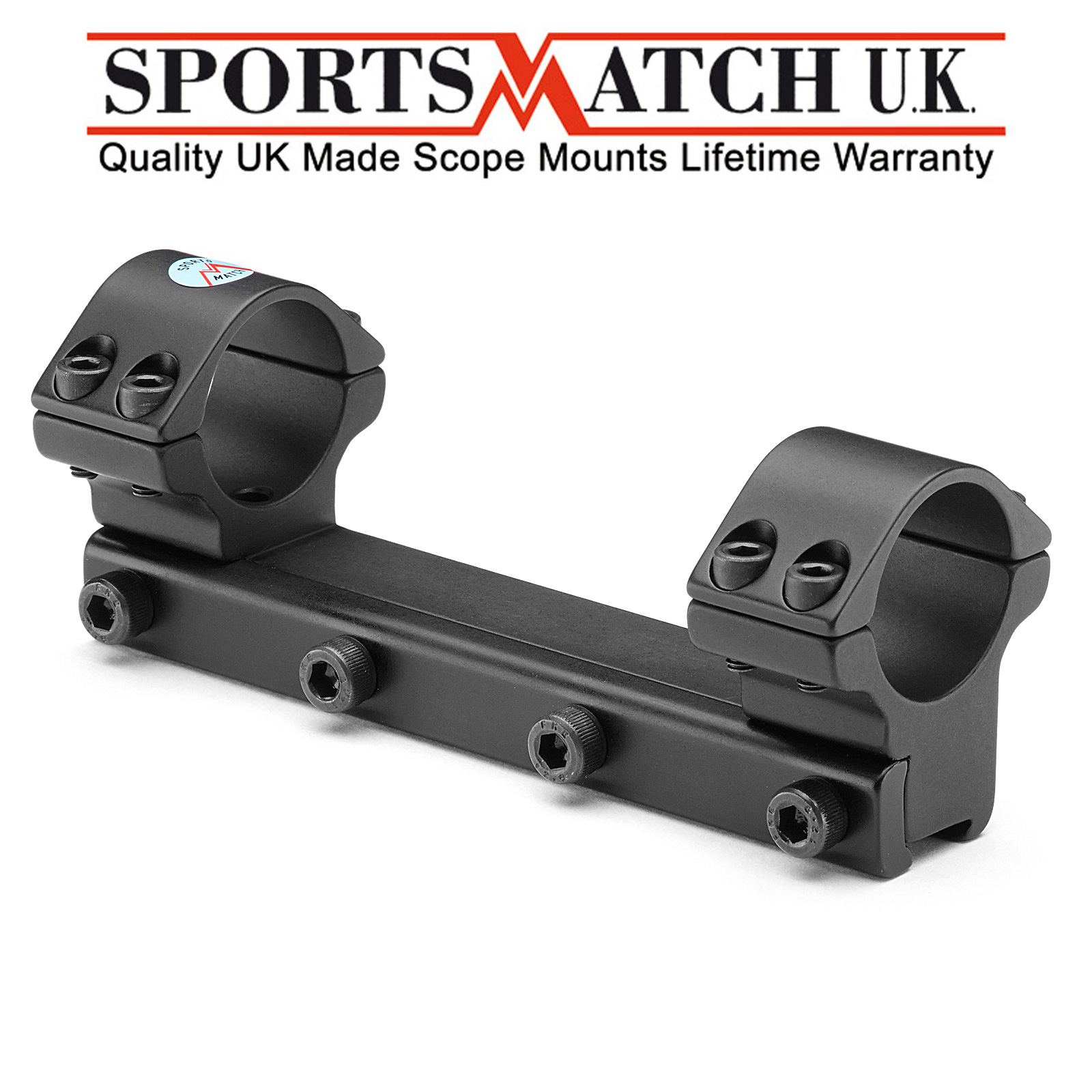 SPORTSMATCH OP25C 1" Tube Medium 45mm Double Clamp Rifle Scope Mount