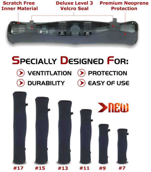 UTG Neoprene Rifle Scope Cover Jacket Case Cover Riflescope Telescopic