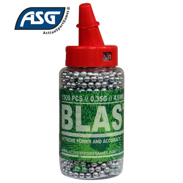 ASG Blaster Steel BB [.177 / 4.4mm][1500] [Plastic Bottle] .177 Metal