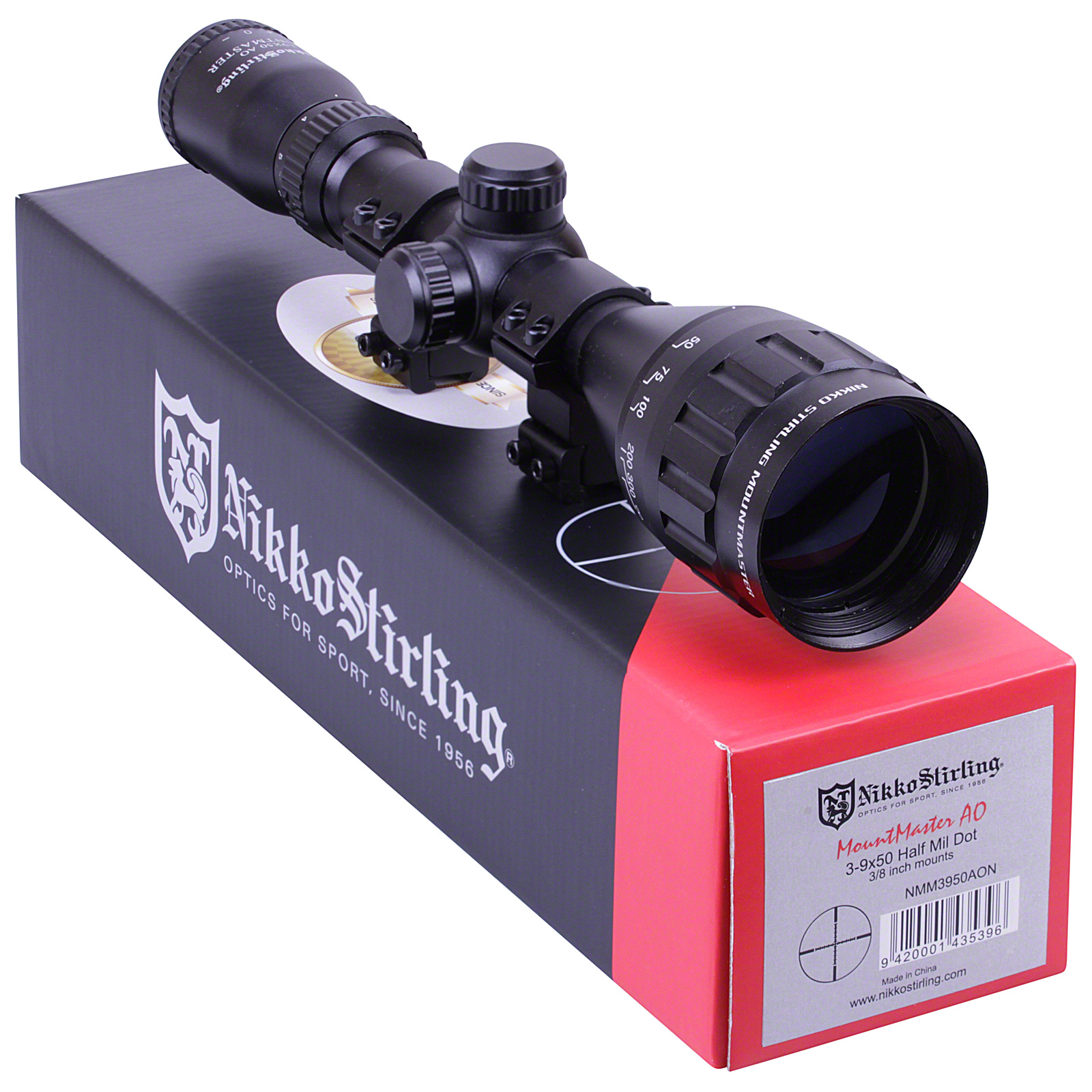 Nikko MOUNTMASTER 39x50 PX Parallax AO Rifle SCOPE Sight with 3/8 11mm