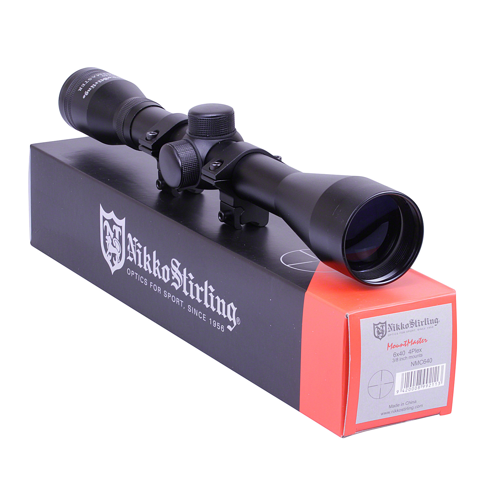Nikko Stirling Mountmaster 6x40 RIFLESCOPE + 11mm MOUNTS Rifle Scope