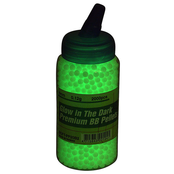 2000 UTG Tracer 6mm .12g SOFT AIR Airsoft BB Pellet Glow In The Dark BB
