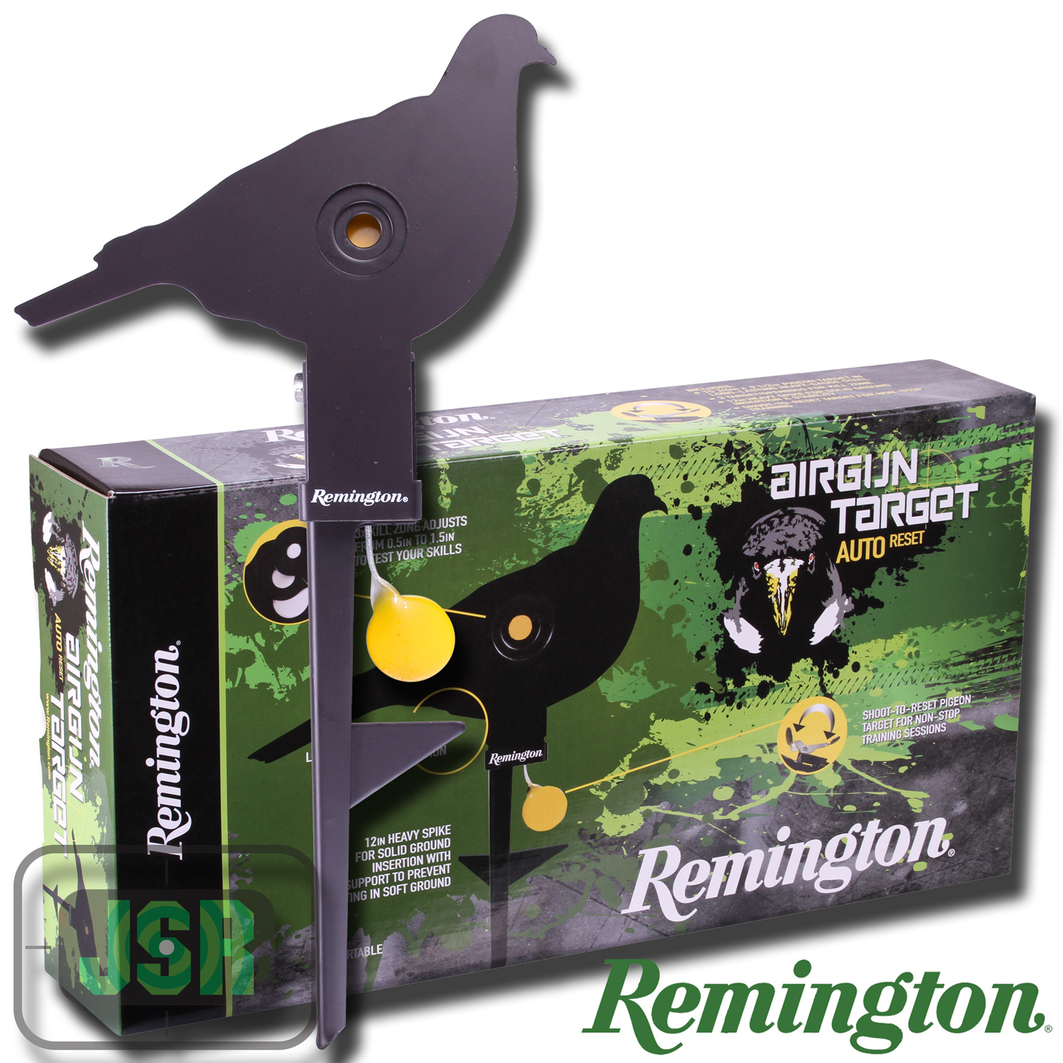 Knockdown field target self reset target for .177 and .22 air gun target 3mm