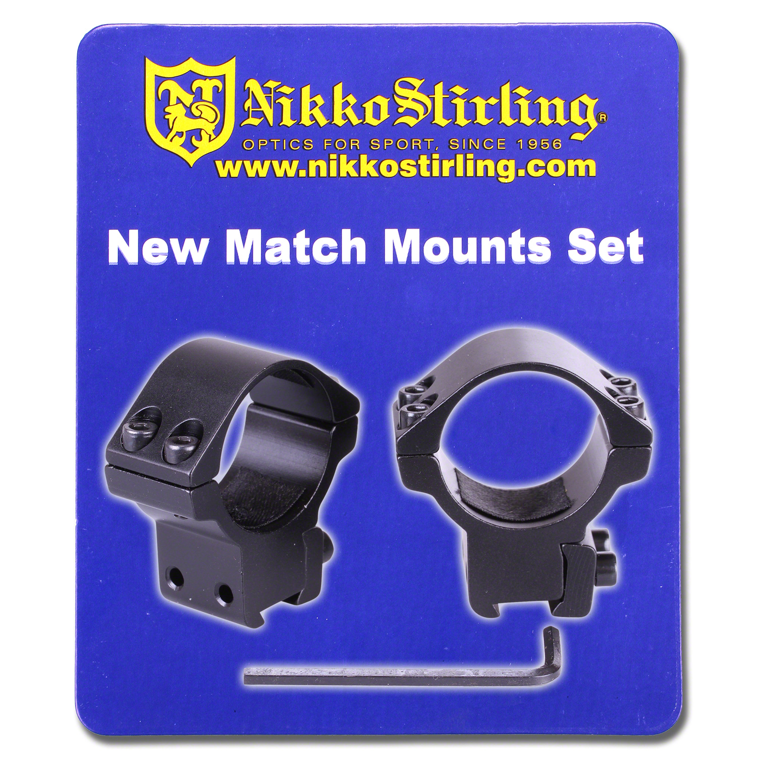 Nikko Rifle Scope MOUNTS 2 Piece 30mm Tube MEDIUM 11mm 3/8" Dovetail