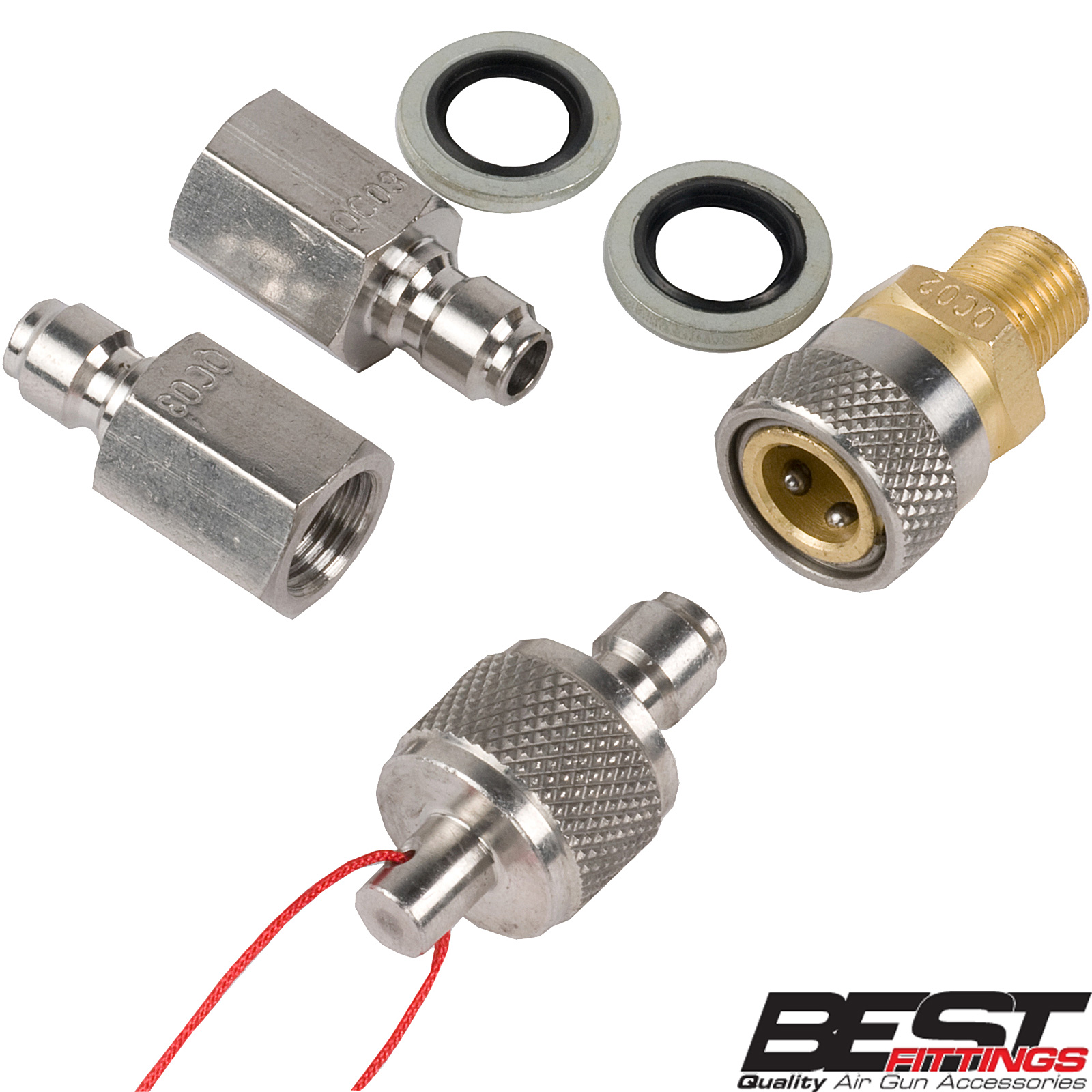 Best Fittings Quick Coupler Filling / Charging Adaptor Complete Kit For