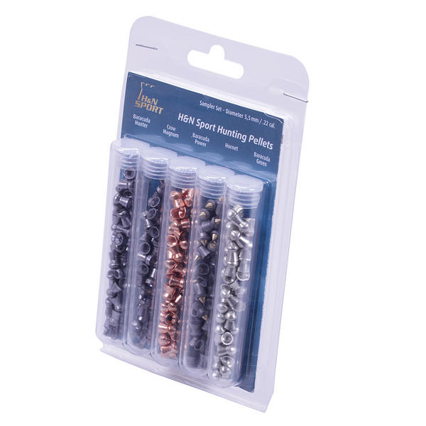 H&N Sample Pellet Pack .22 5.5mm Hunting Pellets Air Rifle Gun Pest