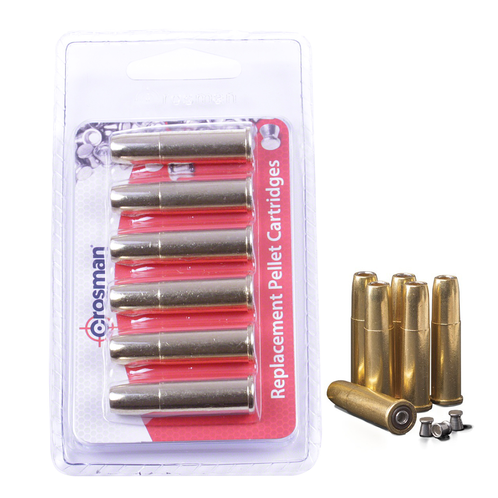 Crosman Pellet Cartridges / Shells For SNR357 BB/pellet Co2 Revolver 6