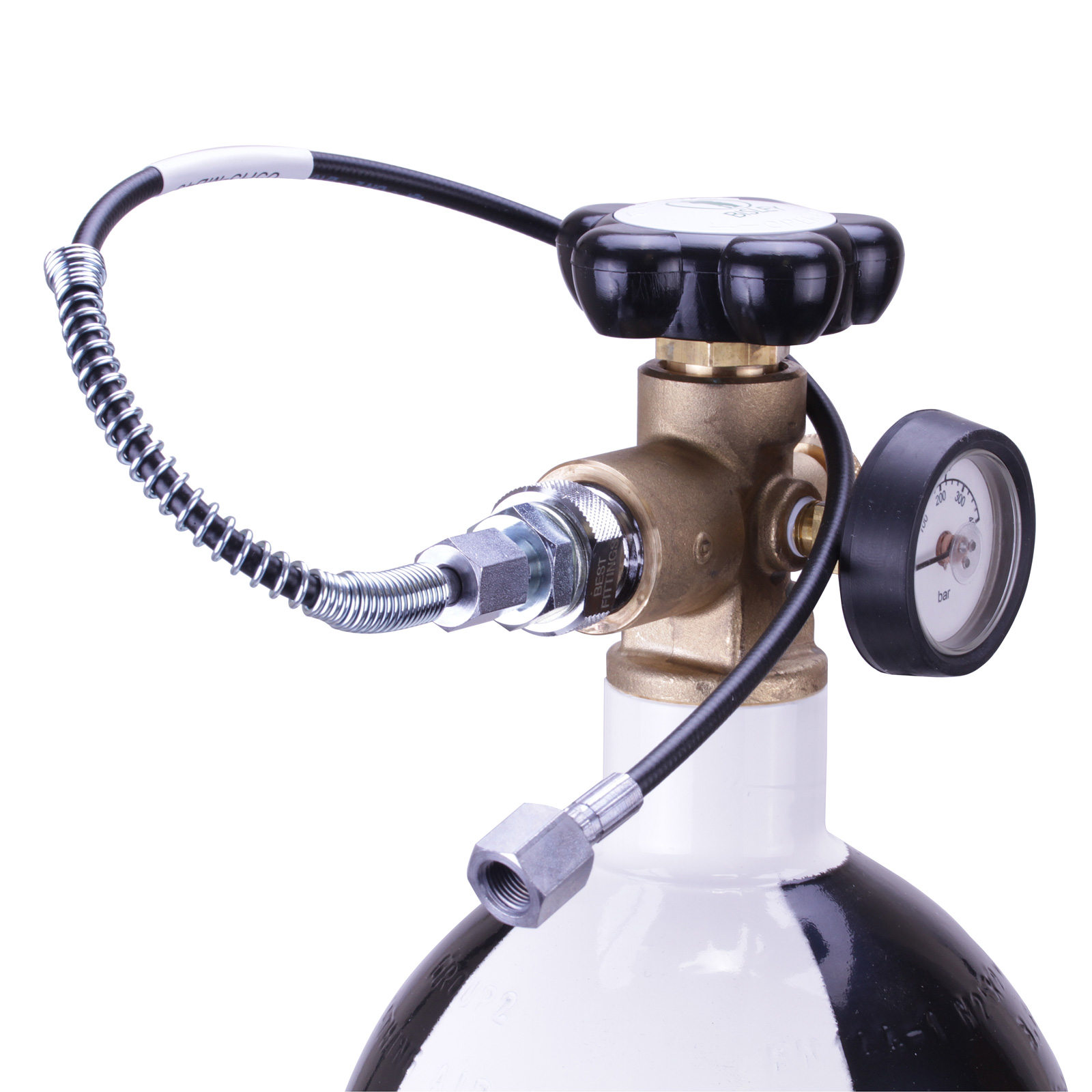 7L Air Gun Rifle Pre Charged Pneumatic Filling Kit Bottle Hose Valve