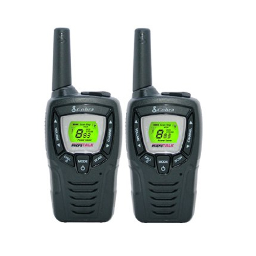 COBRA MT645 TWO WAY WALKIE TALKIE RADIO 8KM RANGE TWIN PACK eBay